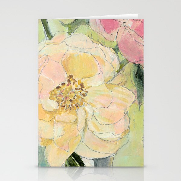 Spring Peonies Stationery Cards