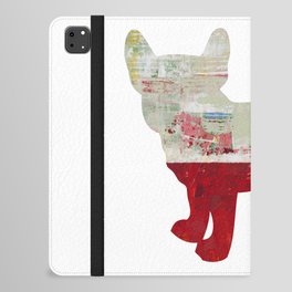 French Bulldog Abstract Art Painting Frenchie iPad Folio Case