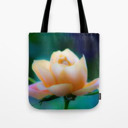 Dreamy Yellow Pinky Rose by CheyAnne Sexton Tote Bag