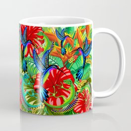 The Lizard, The Hummingbird and The Hibiscus Coffee Mug