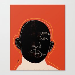 Black man  Canvas Print