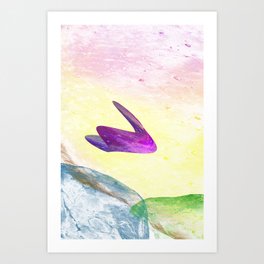 Abstract painting Art Print