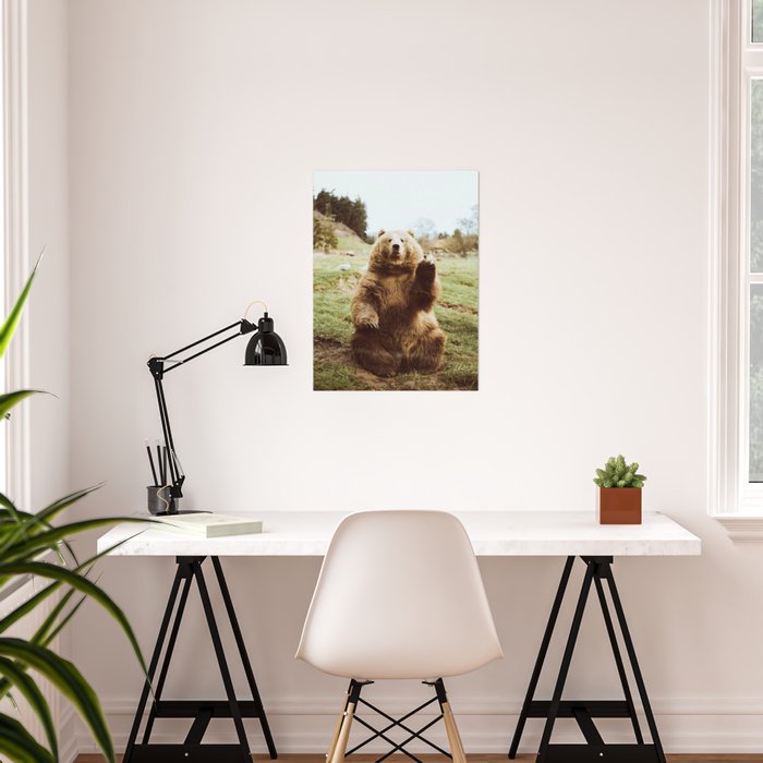 小物入れ Hi Bear Wood Wall Art by beccatapert 小物入れ Hi Bear Wood Wall Art by beccatapert Hi Bear Poster by