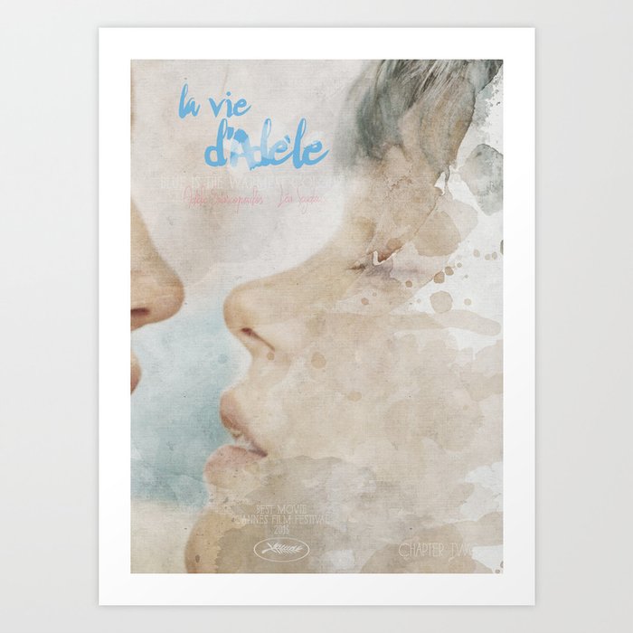 La vie d'Adele, movie poster - chapter two - alternative playbill Kunstdrucke