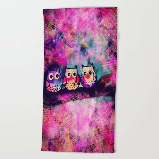 owl-88 Beach Towel