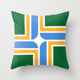 flag of Portland, Oregon. Throw Pillow