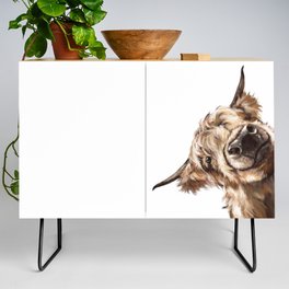 Sneaky Highland Cow Credenza
