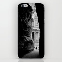 The Treasury Building of Petra as Seen Through the Siq iPhone Skin