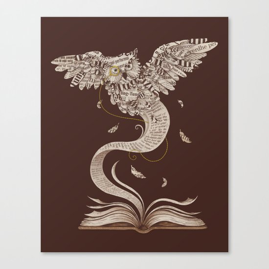 Flow of Wisdom Canvas Print