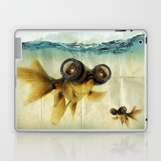 Fish eye lens 02 Laptop & iPad Skin