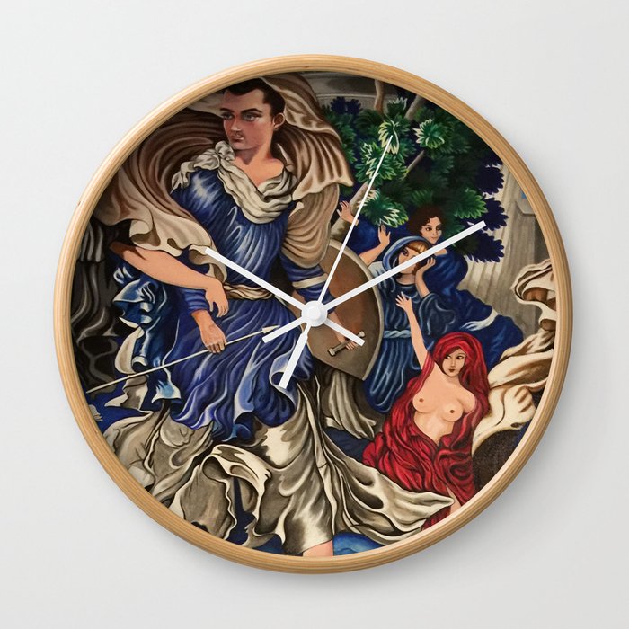 Blue Fairy, Sam Fan Art Wall Clock
