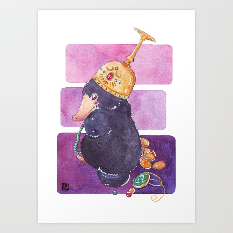 Niffler Art Print By K Dreamcatcher Society6