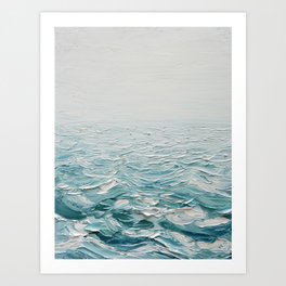 Foggy Seas Art Print