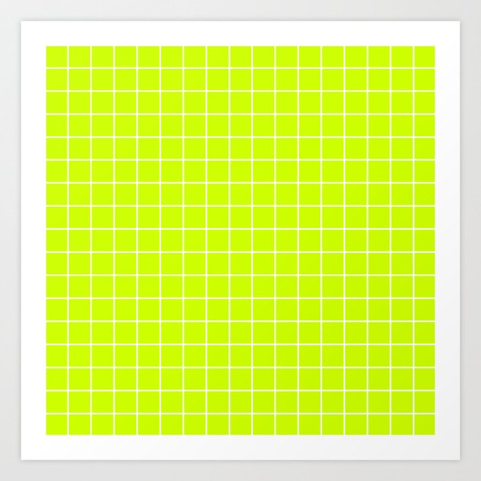 Volt - green color - White Lines Grid 