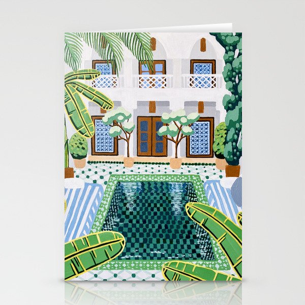 Moroccan Oasis Stationery Cards