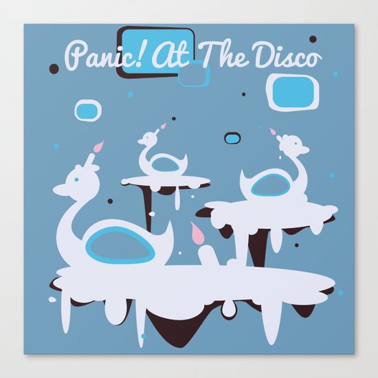 Panic! at the Disco - Candle Swans Canvas Print