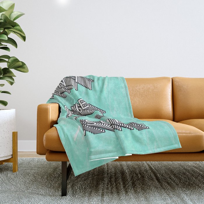 Don't Forget To Be Awesome Throw Blanket