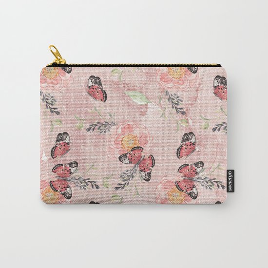 Flowers & butterflies #1 Carry-All Pouch