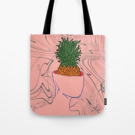 Pineapples are in my head Tote Bag