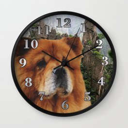 Dog Chow Chow Wall Clock