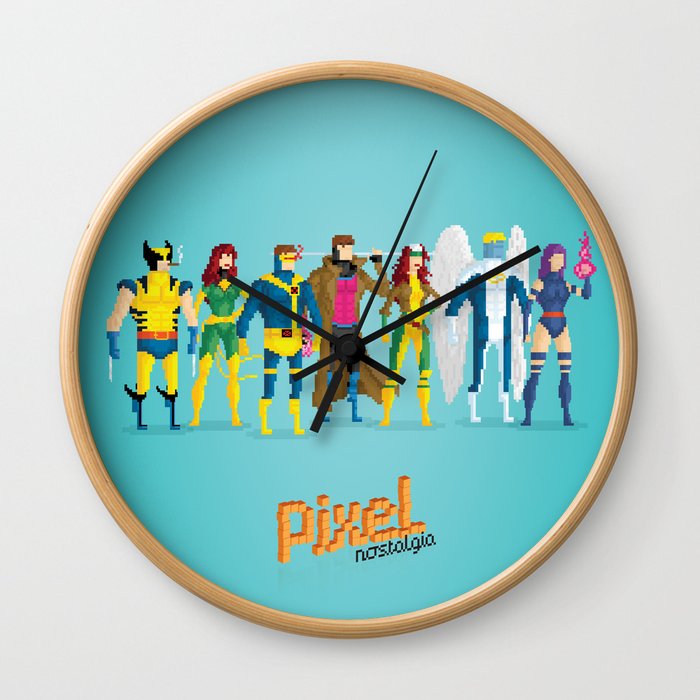 Pixel Mutants Wall Clock