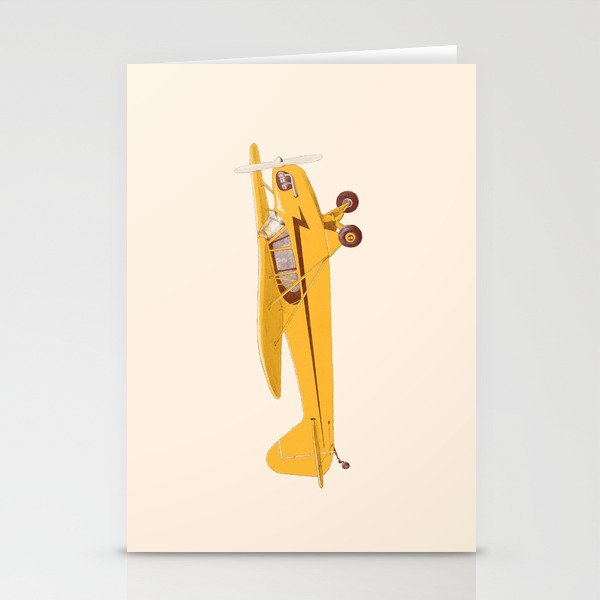 Little Yellow Plane Stationery Cards