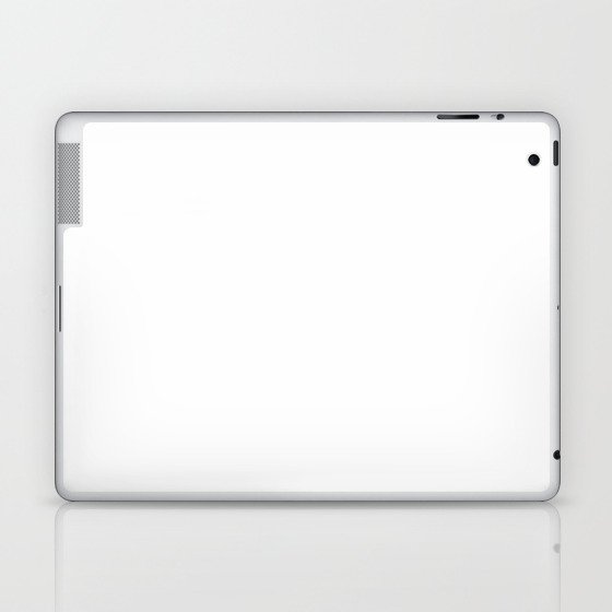Solid White Color Laptop & iPad Skin