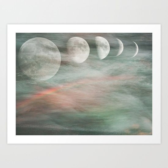 On Moonlight and Rainbows Art Print