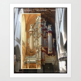 Haarlem Historic Organ Art Print