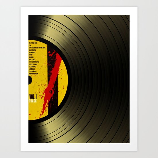 Vinil Movies 1 Art Print