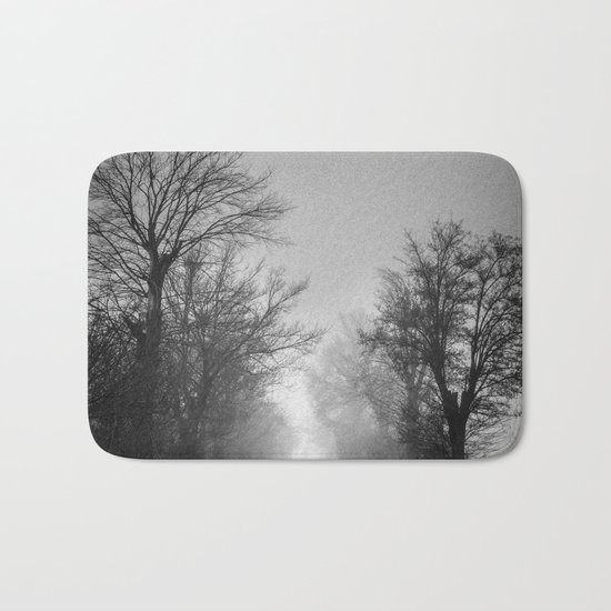 "Follow your dreams ...." Monochrome Bath Mat