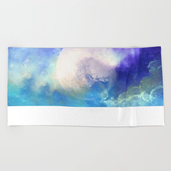Silver Mirror Beach Towel