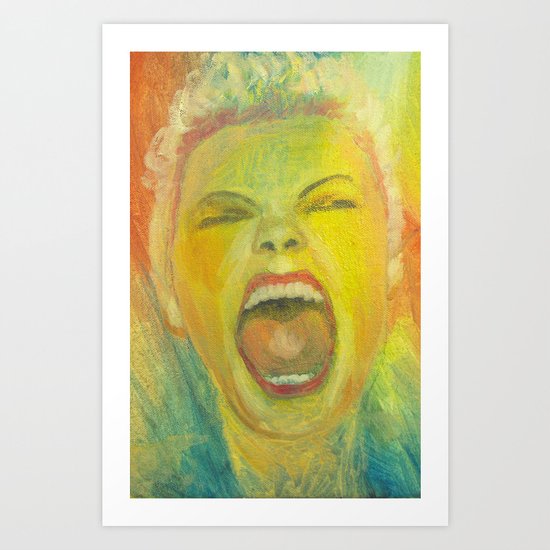 Pink Art Print