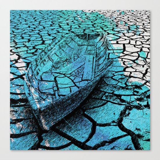 SEA ON DRY GROUND Canvas Print