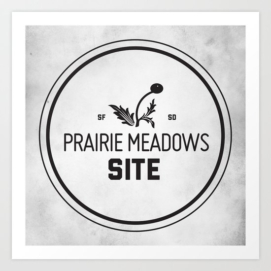 Prairie Meadows Site Art Print
