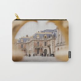 Chateau Versailles with it's amazing doors, photographed trough the gates, Paris | Beautiful French architecture | Travel photography  Fine art print Carry-All Pouch | Doors, Windows, Color, Travel Photography, Chateau, Versailles, Chateau Versailles, Horizontal, King, Princess 