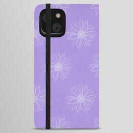 Positively Purple Daisies iPhone Wallet Case