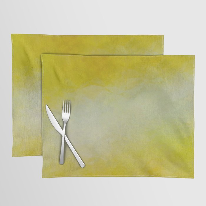 Sunny yellow green Placemat
