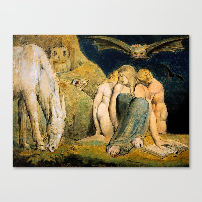William Blake "The Night of Enitharmon's Joy (formerly called 'The Triple Hecate')" Canvas Print