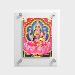 Goddess Lakshmi Hindu Painting Floating Acrylic Print