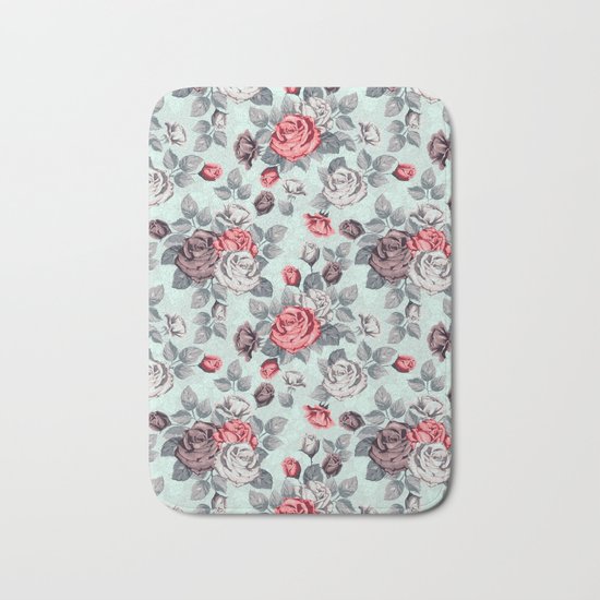 Flowers pattern2 Bath Mat