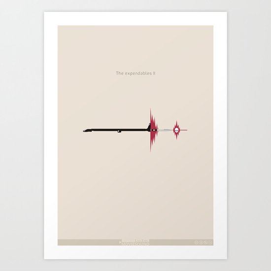 Moviesound: The expendables 2 Art Print