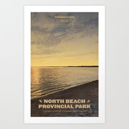 North Beach Provincial Park Art Print
