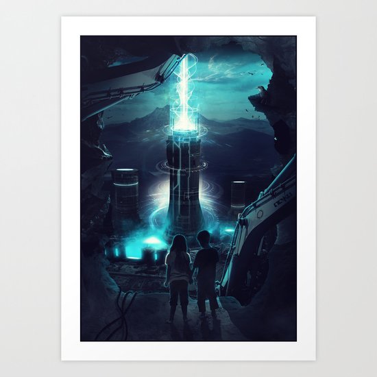 Where we once played Art Print