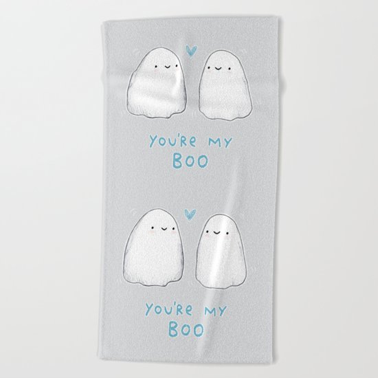 Spooky Love Beach Towel