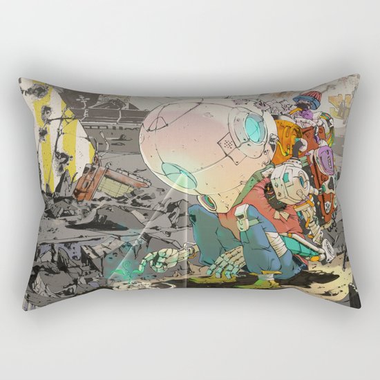 Not Alone Rectangular Pillow