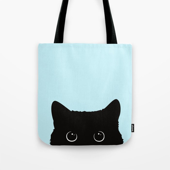 Black cat I Tote Bag