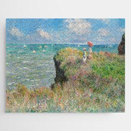 Claude Monet-Cliff Walk at Pourville Jigsaw Puzzle
