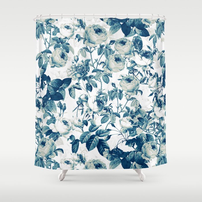 Vintage Shabby Chic Fl Blue Roses Flowers Rose Garden Fl Blue Roses Flowers Rose Garden