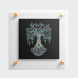 Celtic Tree of Life Multi Colored Floating Acrylic Print